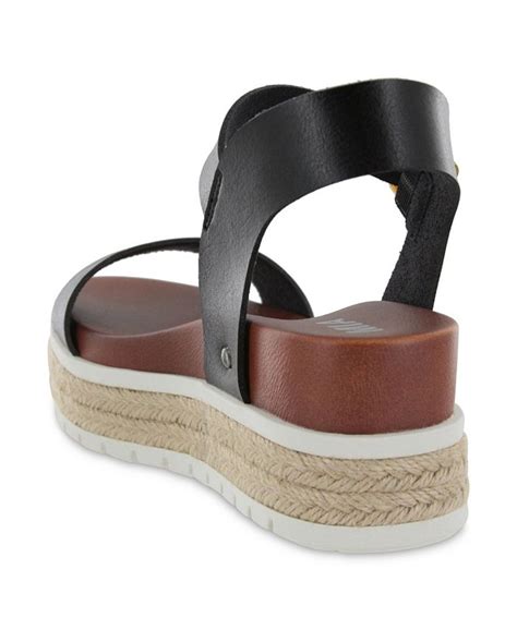 mia kiera|MIA Womens Kiera Flatform Sandals